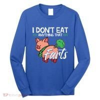 Funny Pig Organic Food Veganism Plant Based Vegan Gift Long Sleeve Shirt thumb 0