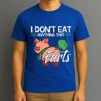 Funny Pig Organic Food Veganism Plant Based Vegan Gift T-Shirt thumb 3