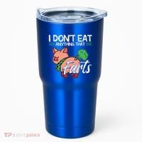 Funny Pig Organic Food Veganism Plant Based Vegan Gift Tumbler thumb 0
