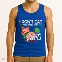 Funny Pig Organic Food Veganism Plant Based Vegan Gift Tank Top thumb 3