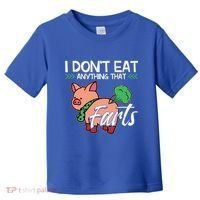 Funny Pig Organic Food Veganism Plant Based Vegan Gift Toddler T-Shirt thumb 0