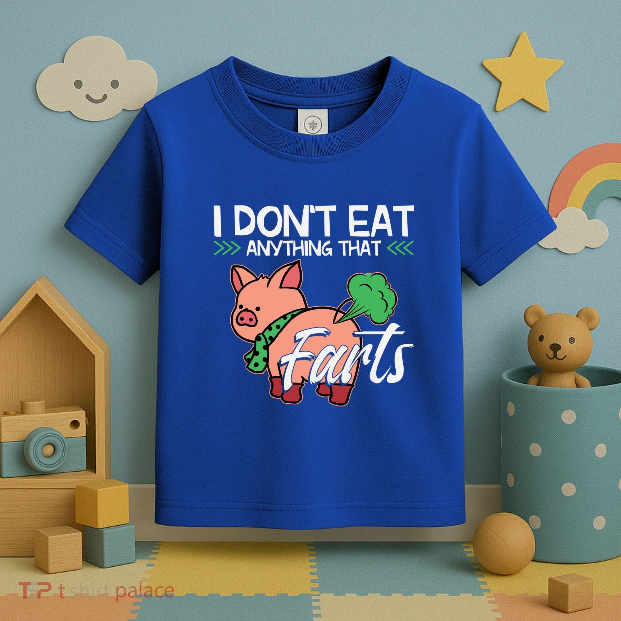 Funny Pig Organic Food Veganism Plant Based Vegan Gift Toddler T-Shirt