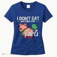 Funny Pig Organic Food Veganism Plant Based Vegan Gift Women's T-Shirt thumb 0