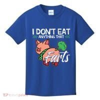 Funny Pig Organic Food Veganism Plant Based Vegan Gift Kids T-Shirt thumb 0