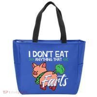 Funny Pig Organic Food Veganism Plant Based Vegan Gift Tote Bag thumb 0