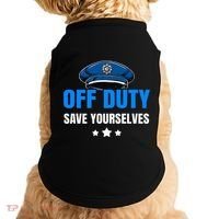 Funny Police Officer Policeman Cop Gift Doggie Tank thumb 0