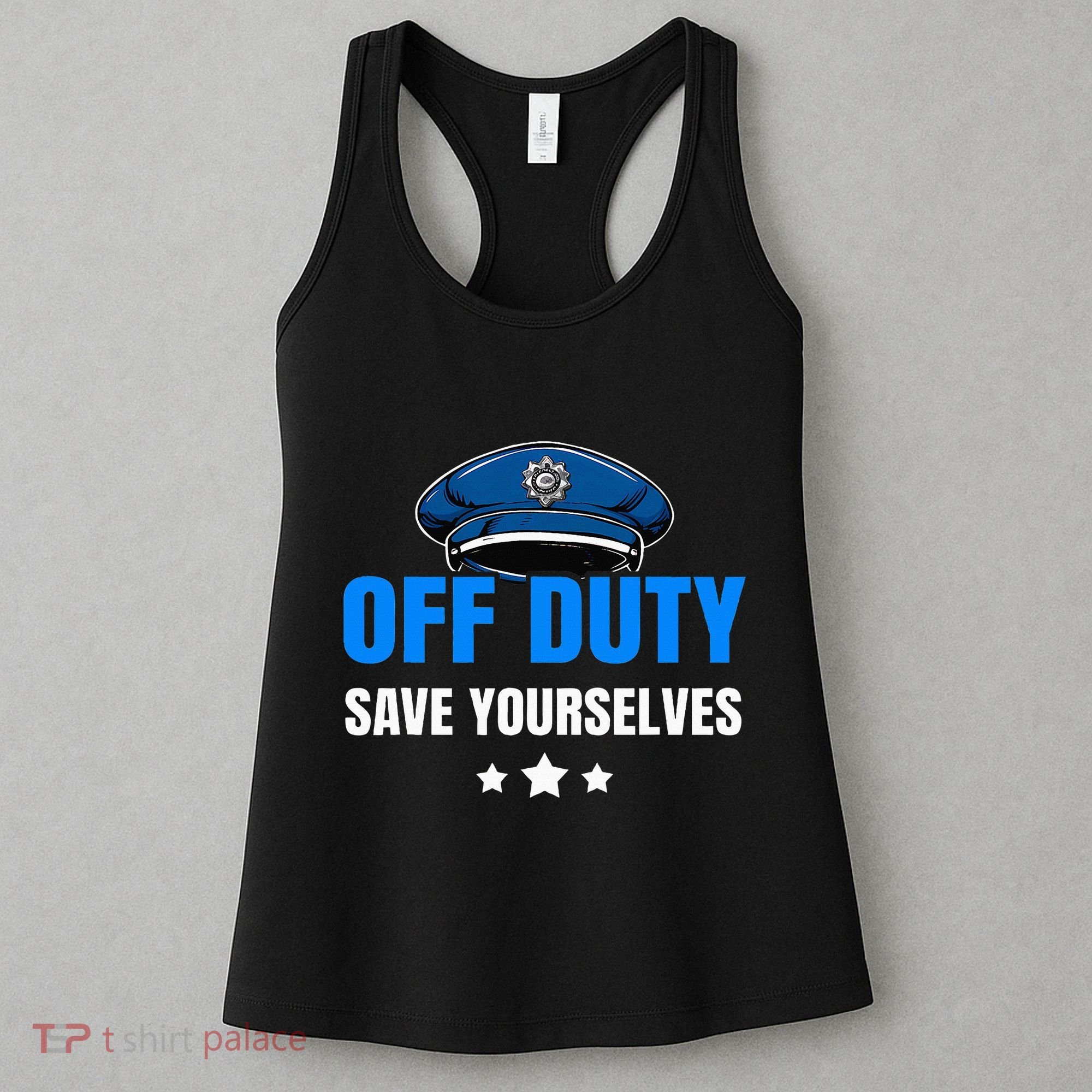 Funny Police Officer Policeman Cop Gift Women's Tank Top