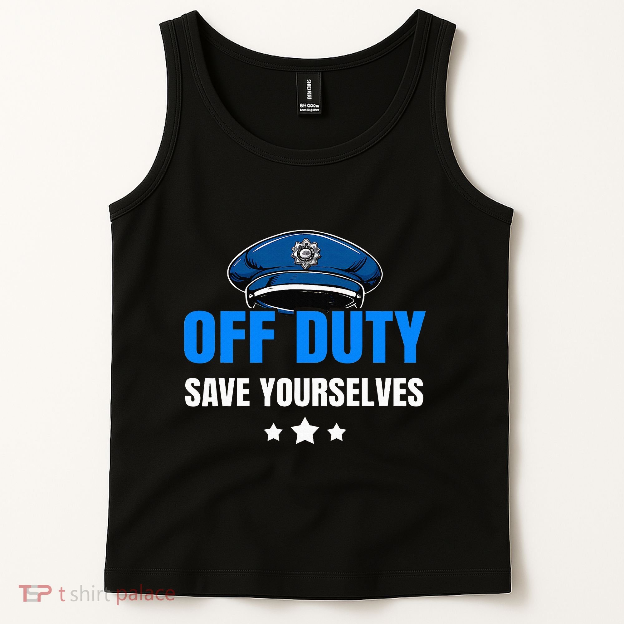 Funny Police Officer Policeman Cop Gift Tank Top