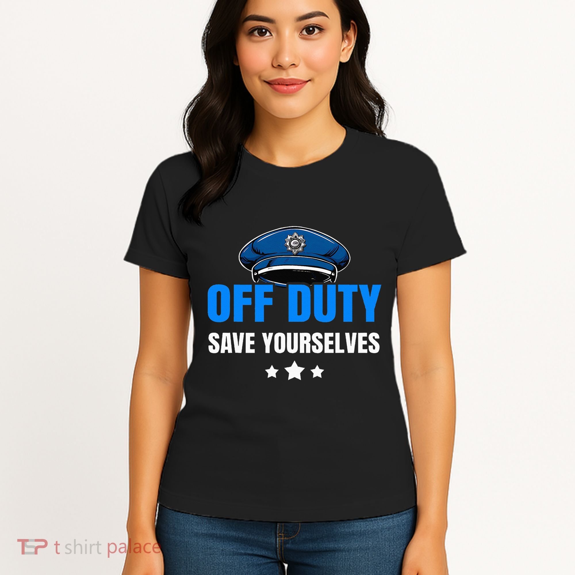 Funny Police Officer Policeman Cop Gift Women's T-Shirt