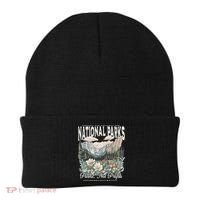 Floral Protect Our National Parks Retro Nature Conservation Beanie thumb 0