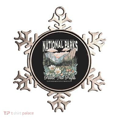 Floral Protect Our National Parks Retro Nature Conservation Ornament