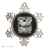 Floral Protect Our National Parks Retro Nature Conservation Ornament thumb 0