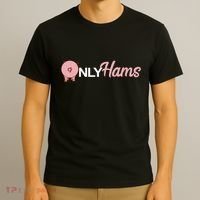 Funny Pig Only Hams Funny Pork Pig Farmer T-Shirt thumb 3