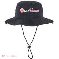Funny Pig Only Hams Funny Pork Pig Farmer Bucket Hat thumb 0