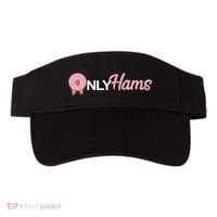 Funny Pig Only Hams Funny Pork Pig Farmer Visor thumb 0