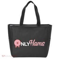Funny Pig Only Hams Funny Pork Pig Farmer Tote Bag thumb 0