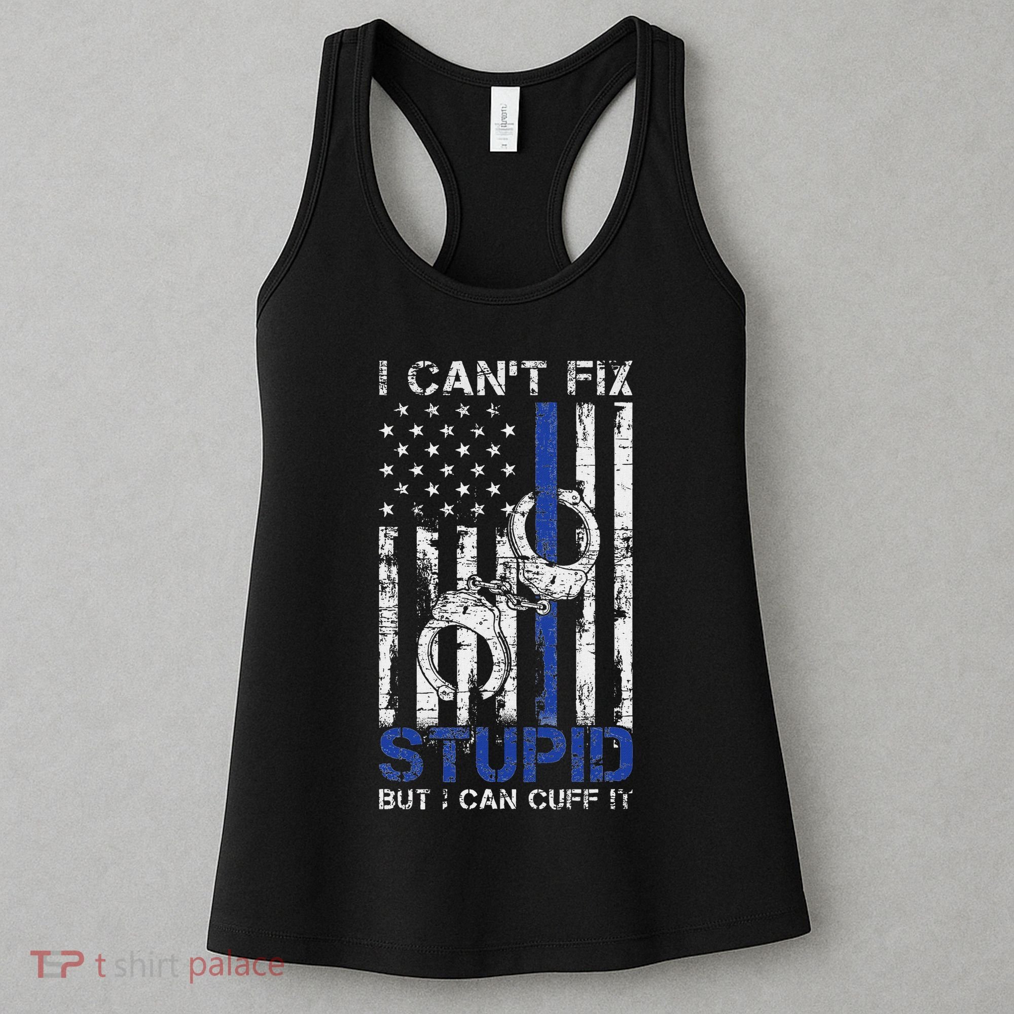 Funny Police Officer Gift Law Enforcement Police Women's Tank Top