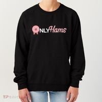 Funny Pig Only Hams Funny Pork Pig Farmer Women's Sweatshirt thumb 0