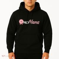 Funny Pig Only Hams Funny Pork Pig Farmer Hoodie thumb 2
