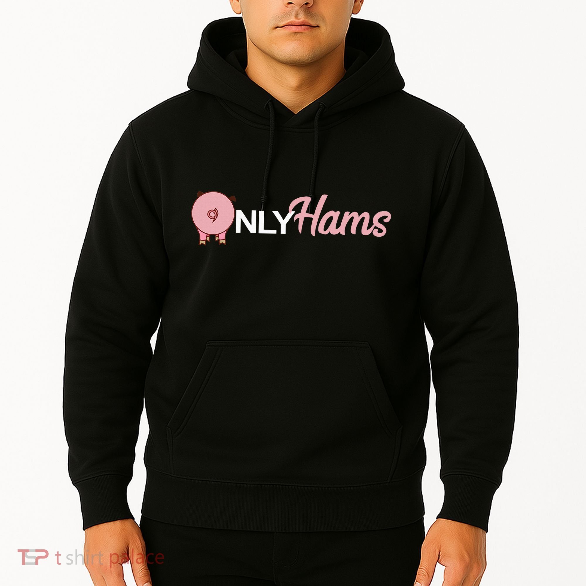 Funny Pig Only Hams Funny Pork Pig Farmer Hoodie