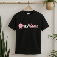 Funny Pig Only Hams Funny Pork Pig Farmer T-Shirt thumb 2