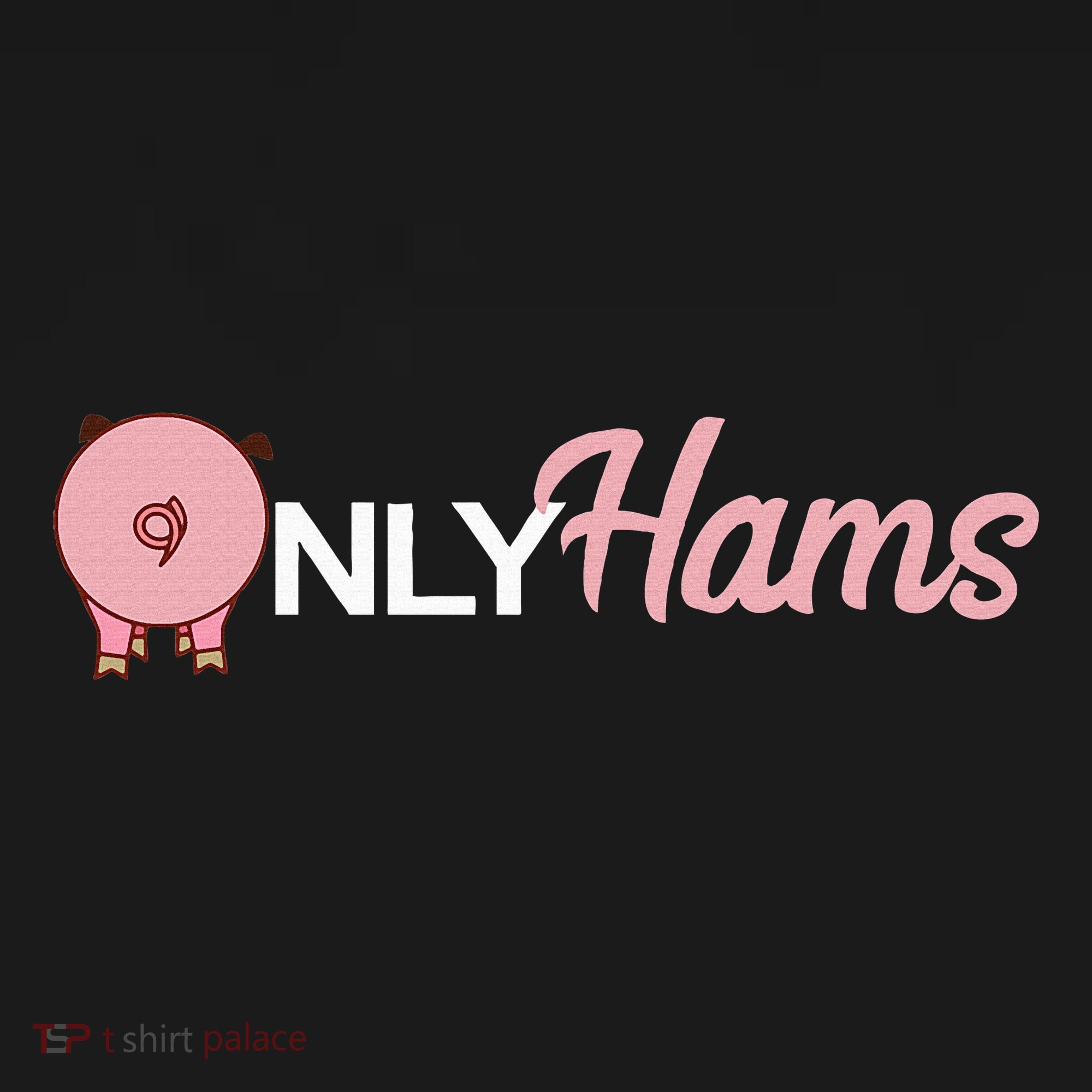 Funny Pig Only Hams Funny Pork Pig Farmer Women's Tank Top