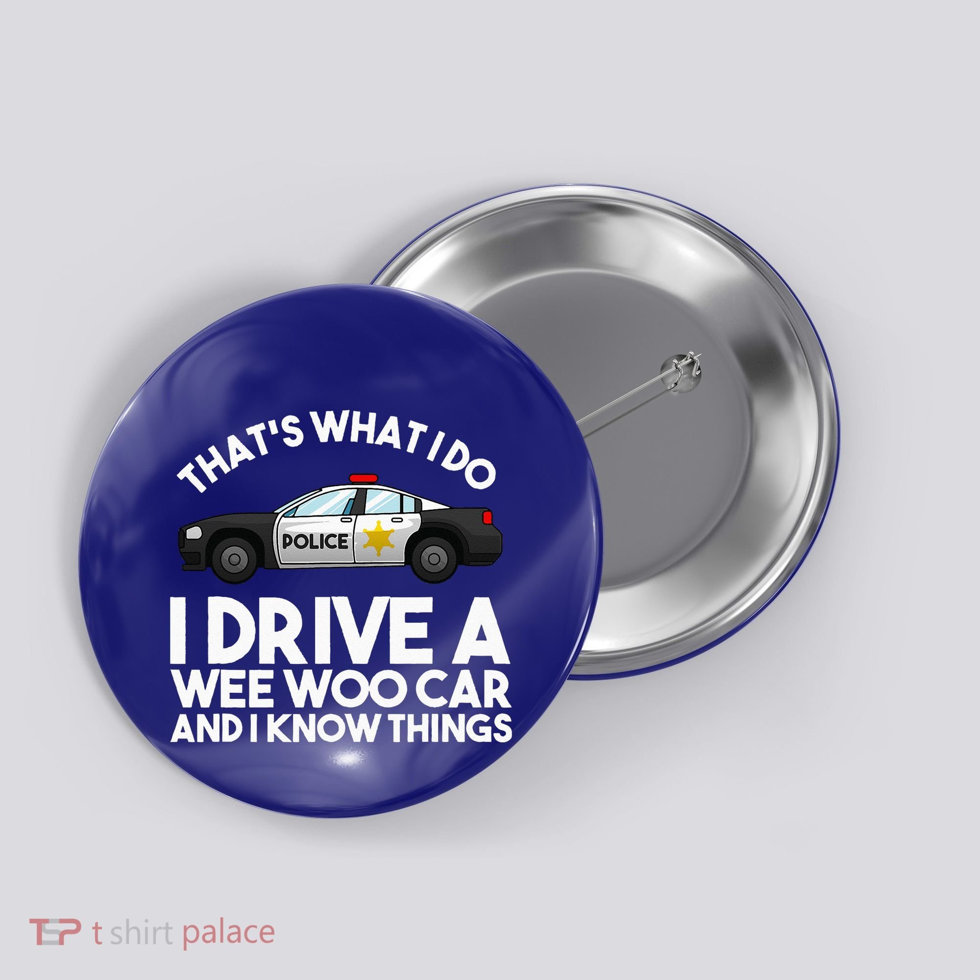 Funny Police Officer Gift For Cop Law Enforcement Button