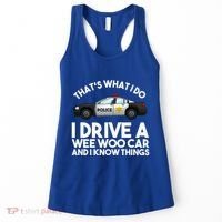 Funny Police Officer Gift For Cop Law Enforcement Women's Tank Top thumb 0