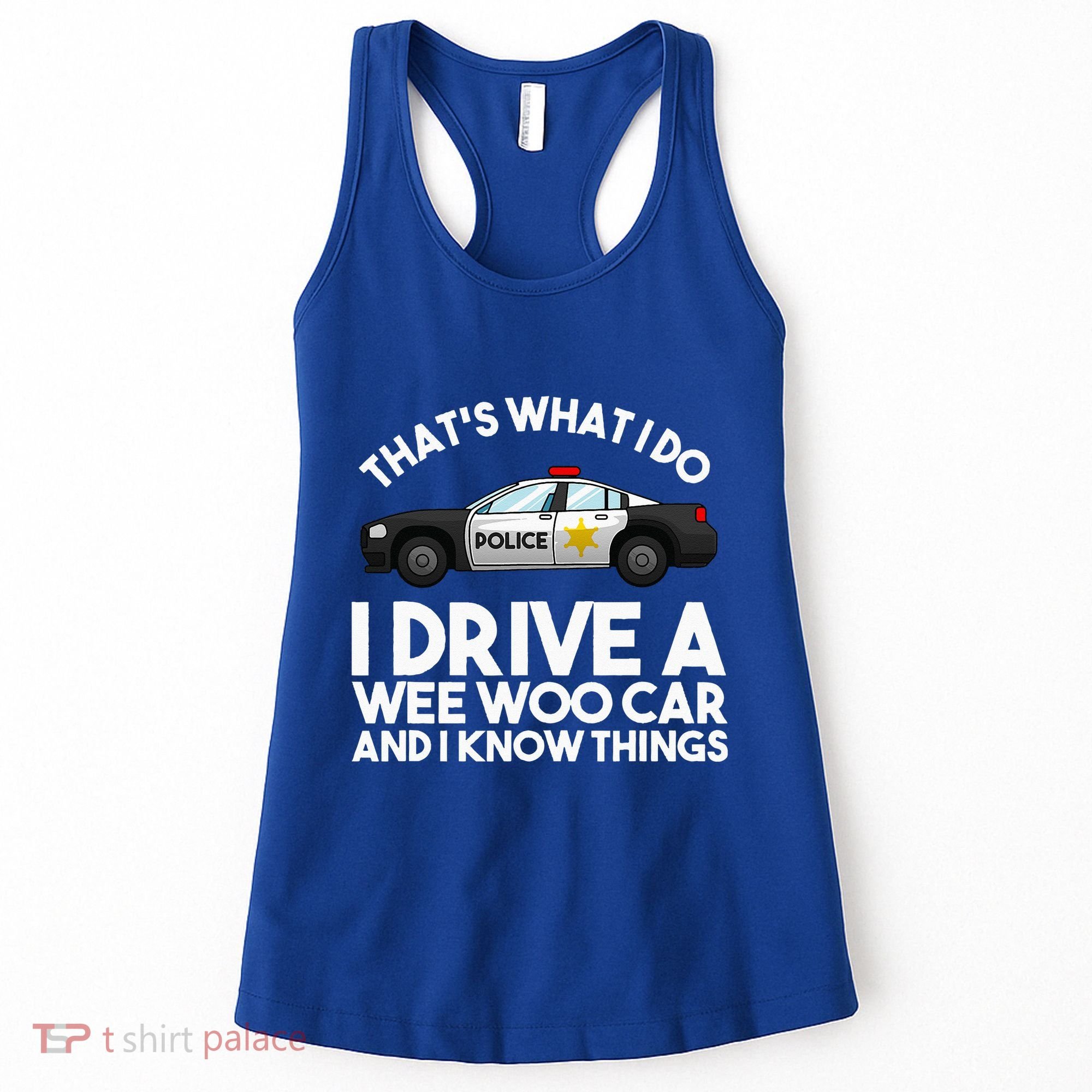 Funny Police Officer Gift For Cop Law Enforcement Women's Tank Top