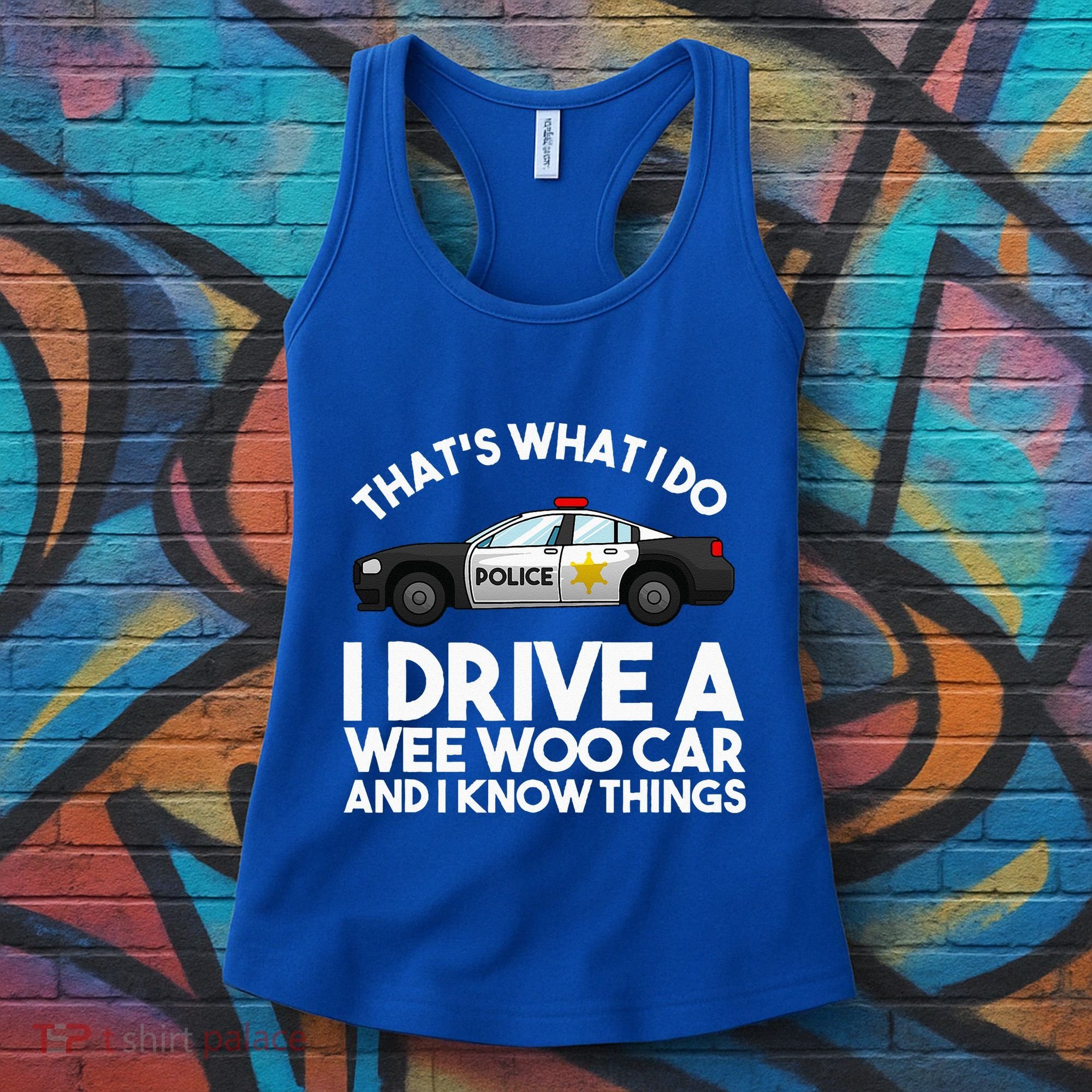 Funny Police Officer Gift For Cop Law Enforcement Women's Tank Top