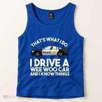 Funny Police Officer Gift For Cop Law Enforcement Tank Top thumb 2