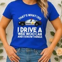 Funny Police Officer Gift For Cop Law Enforcement Women's T-Shirt thumb 2