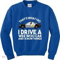 Funny Police Officer Gift For Cop Law Enforcement Kids Sweatshirt thumb 0