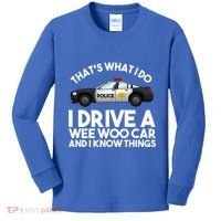 Funny Police Officer Gift For Cop Law Enforcement Kids Long Sleeve Shirt thumb 0