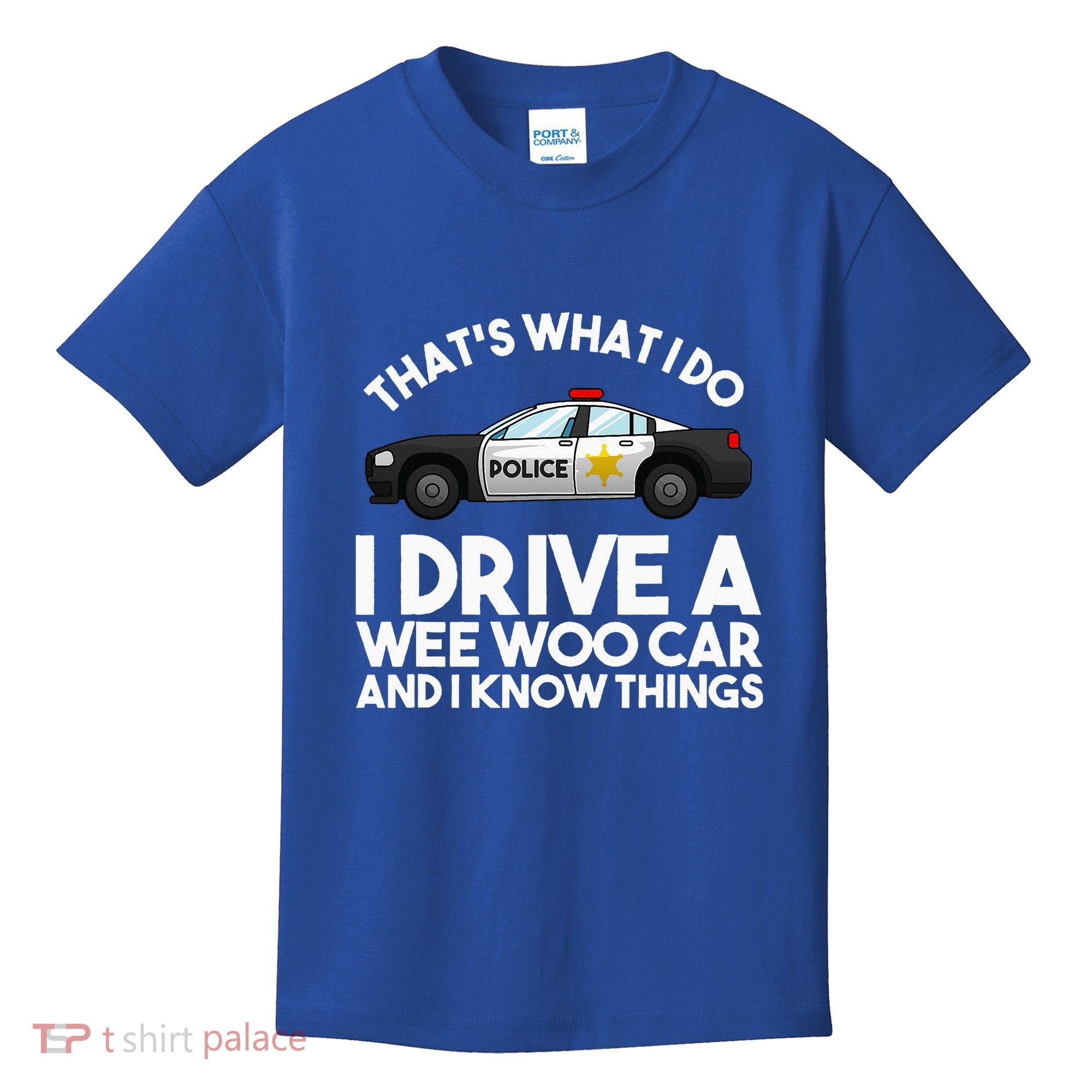 Funny Police Officer Gift For Cop Law Enforcement Kids T-Shirt