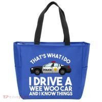 Funny Police Officer Gift For Cop Law Enforcement Tote Bag thumb 0