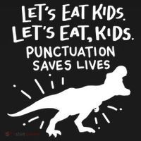 Funny Punctuation Of English Lets Eat Kids Grammar Gift Women's Hoodie thumb 2