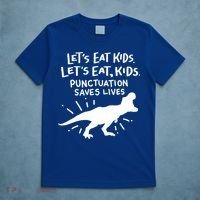 Funny Punctuation Of English Lets Eat Kids Grammar Gift T-Shirt thumb 5