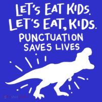 Funny Punctuation Of English Lets Eat Kids Grammar Gift Baby Bodysuit thumb 2