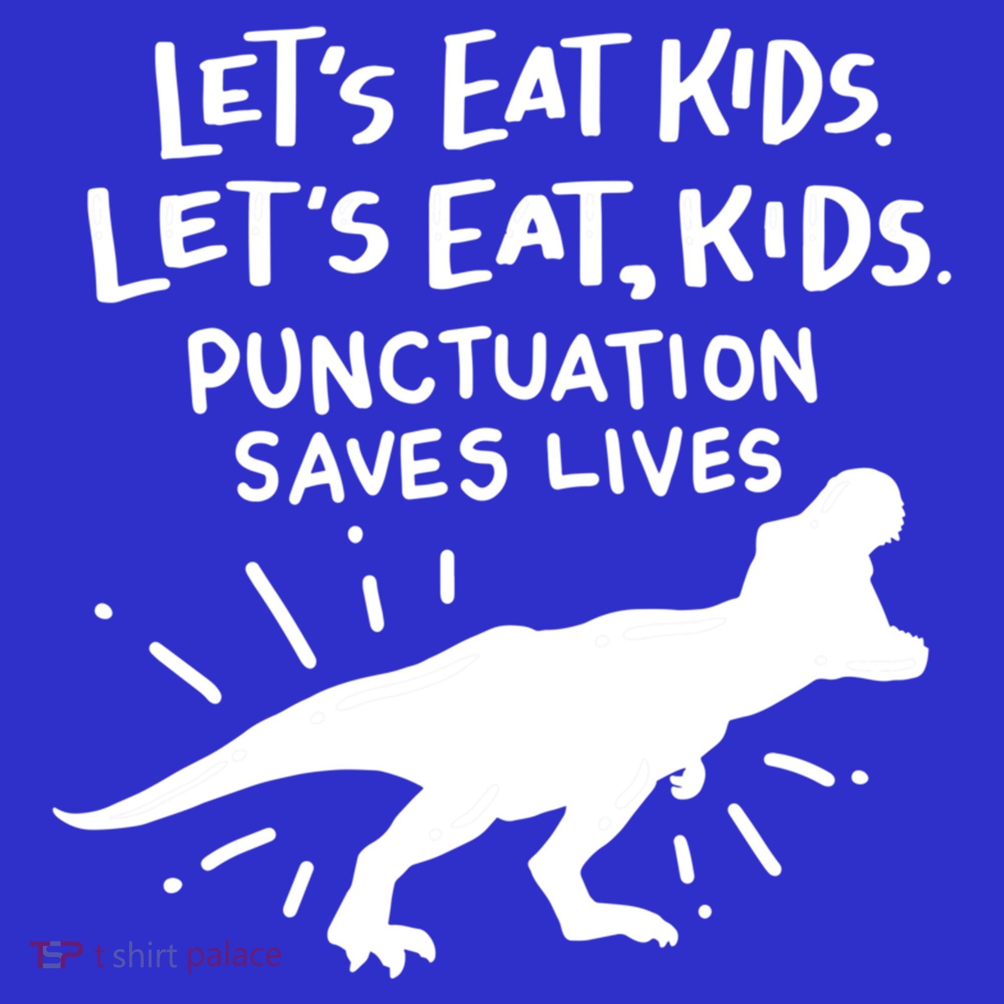 Funny Punctuation Of English Lets Eat Kids Grammar Gift Kids Hoodie