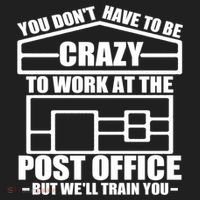 Funny Post Office Worker Crazy Postal Worker Mailman Cool Gift Women's Sweatshirt thumb 2