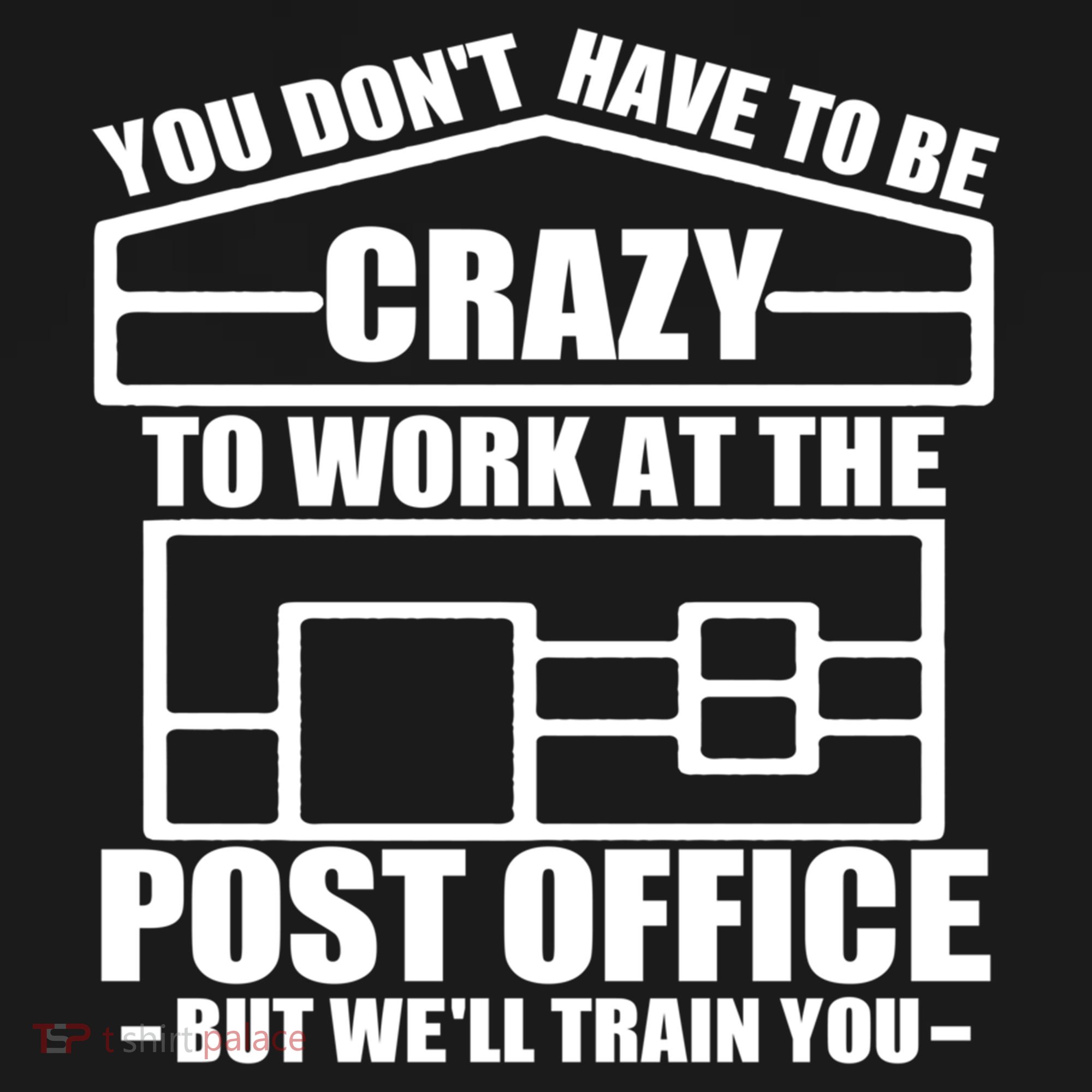 Funny Post Office Worker Crazy Postal Worker Mailman Cool Gift Women's Hoodie