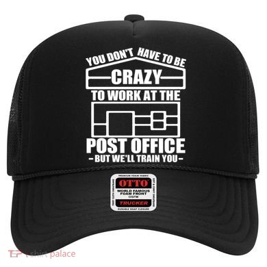 Funny Post Office Worker Crazy Postal Worker Mailman Cool Gift Hat