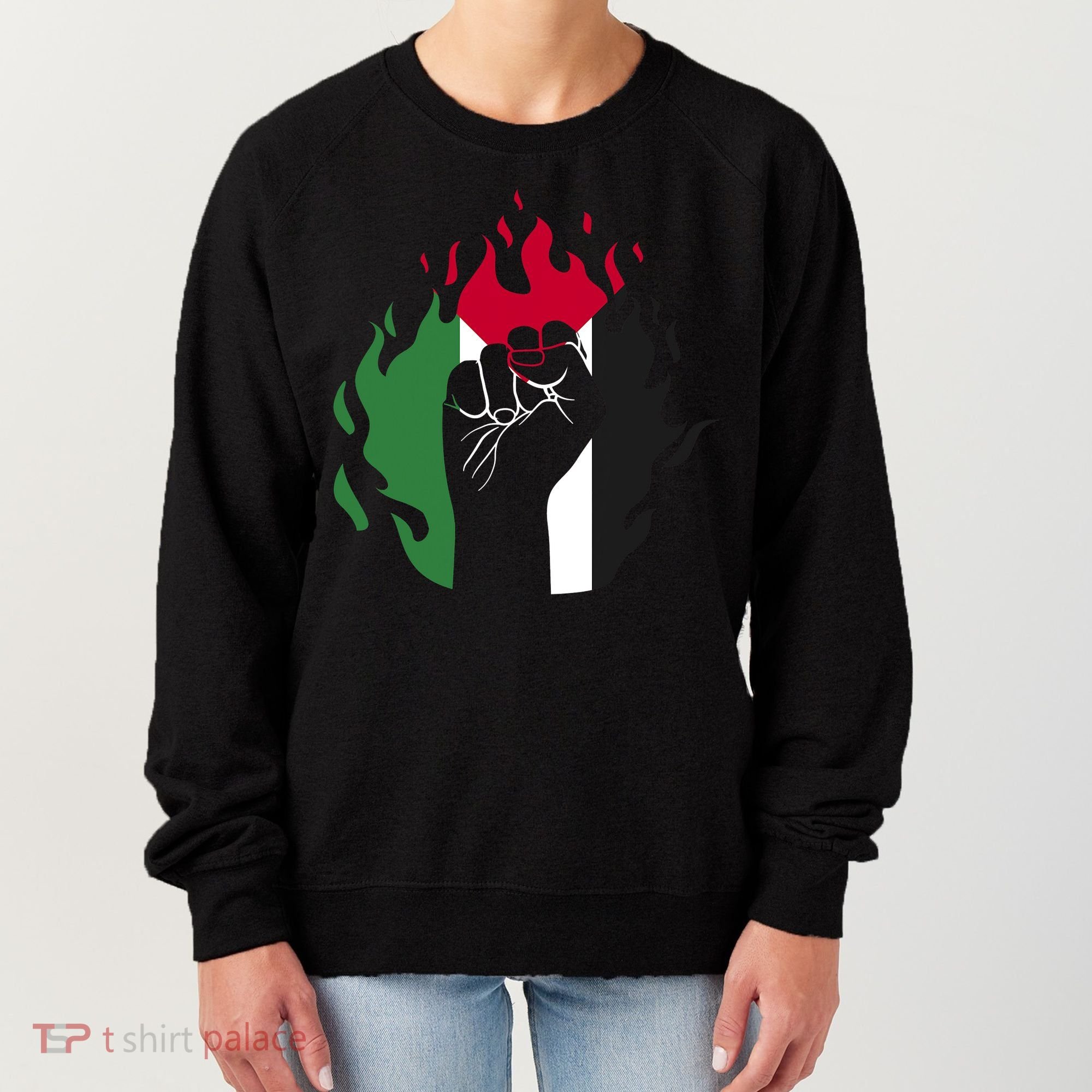 Free Palestine Palestine Flag Women's Sweatshirt