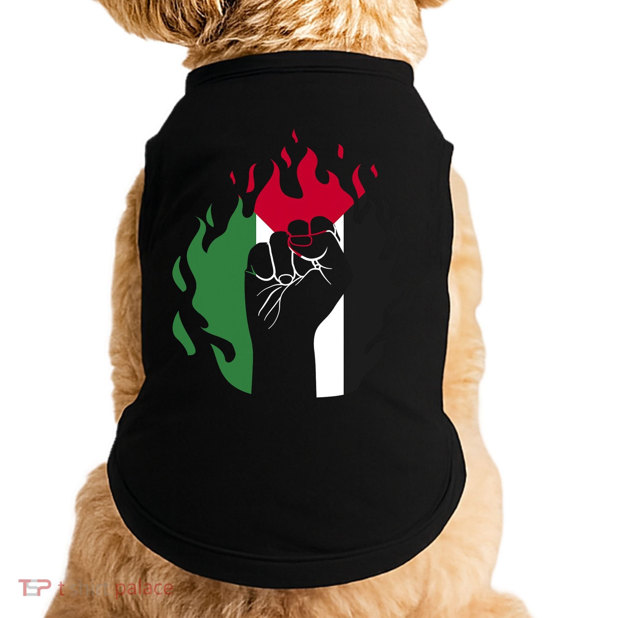 Free Palestine Palestine Flag Doggie Tank
