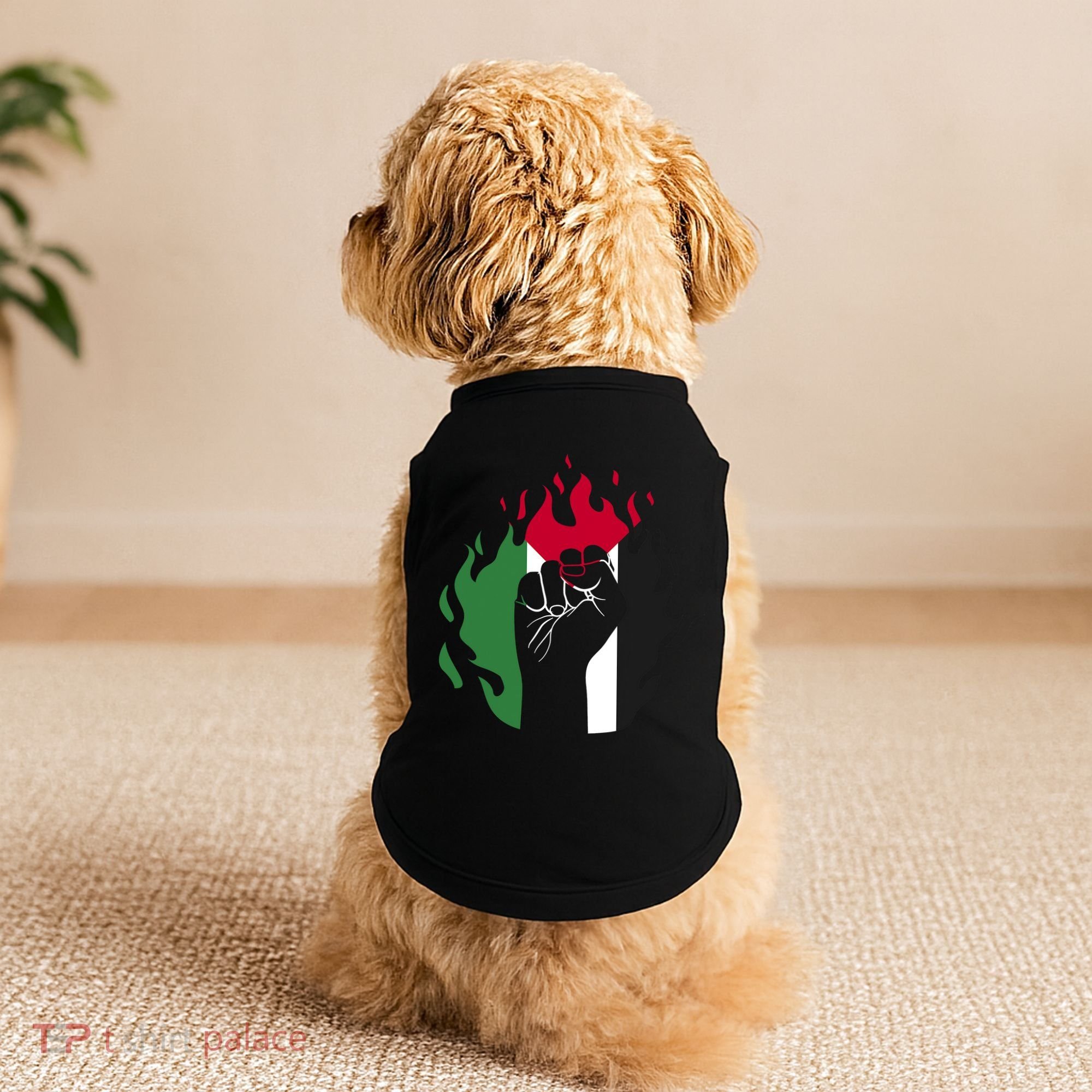 Free Palestine Palestine Flag Doggie Tank