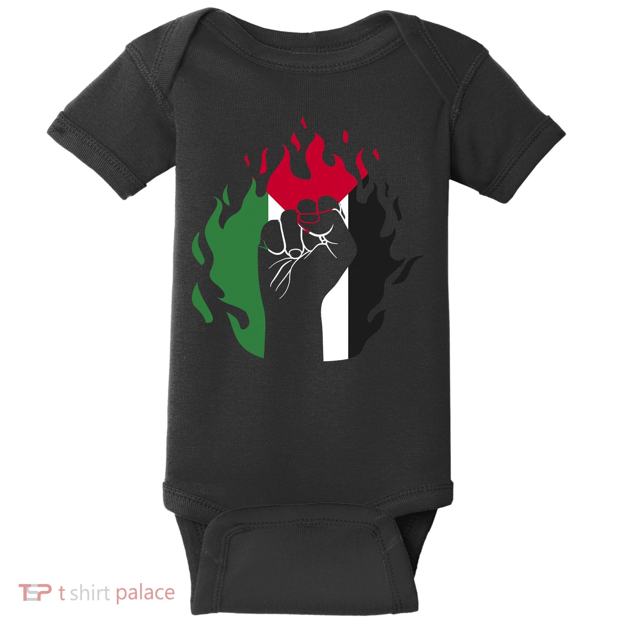 Free Palestine Palestine Flag Baby Bodysuit