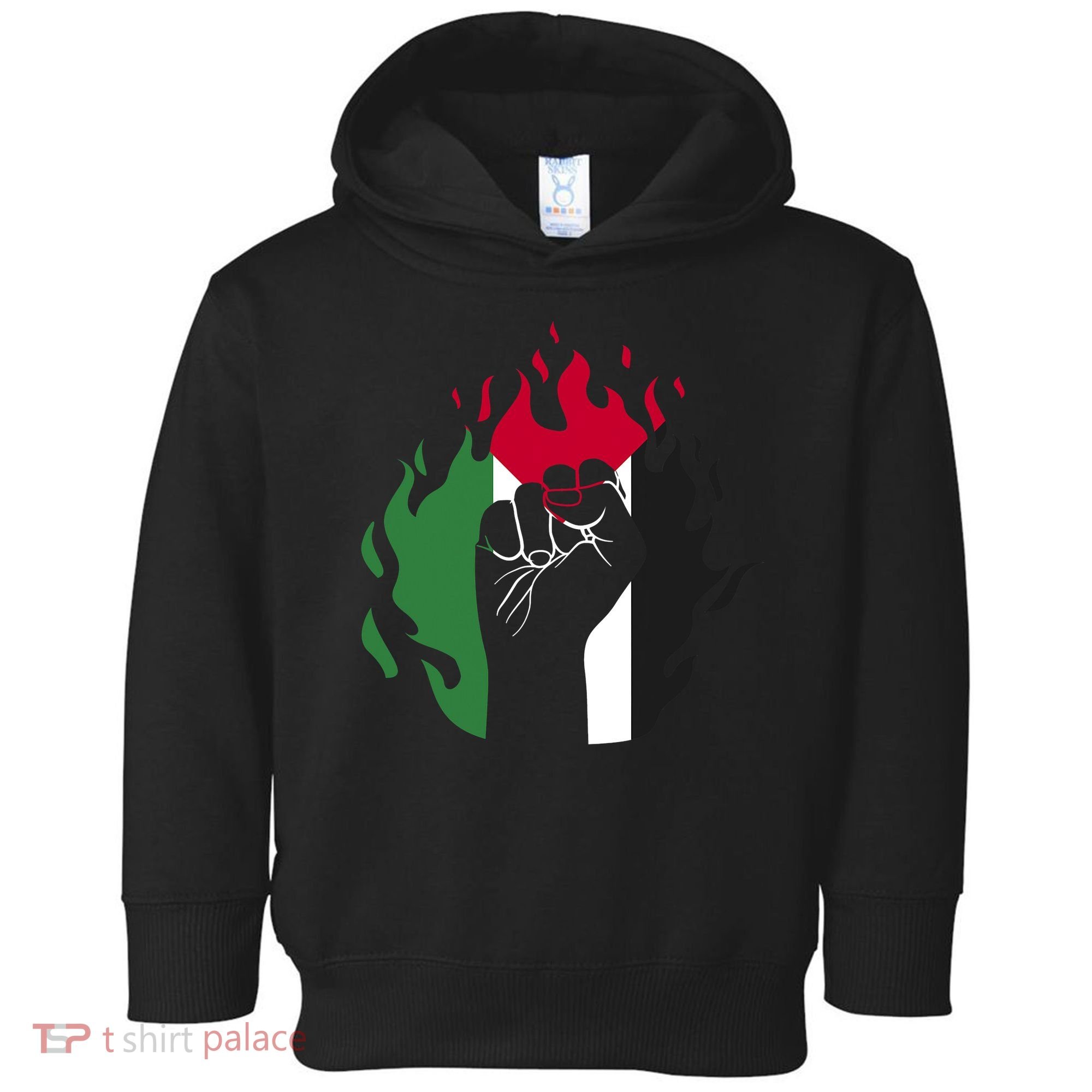 Free Palestine Palestine Flag Toddler Hoodie