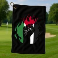 Free Palestine Palestine Flag Golf Towel thumb 1