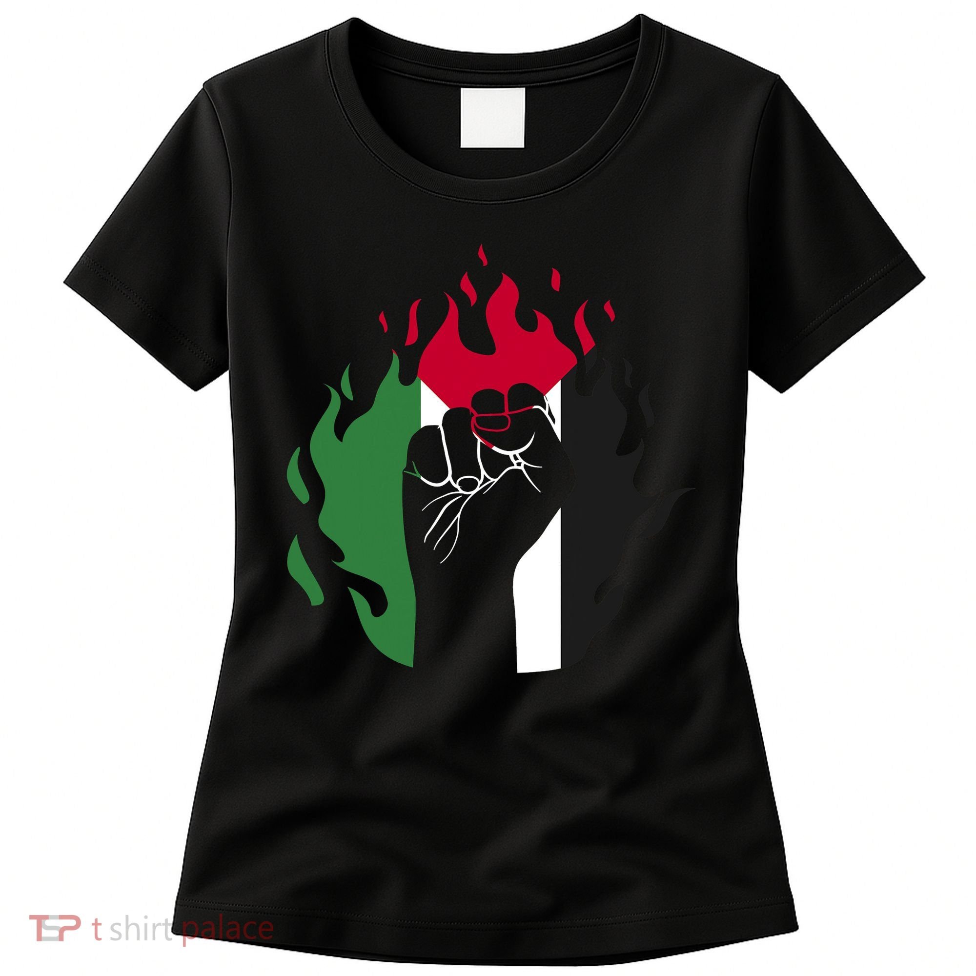 Free Palestine Palestine Flag Women's T-Shirt